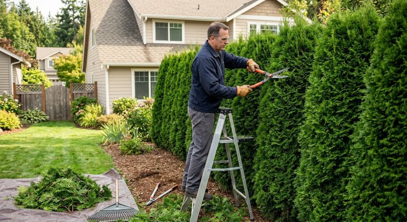 Evergreen Hedge Trimming in Ventura County, CA
