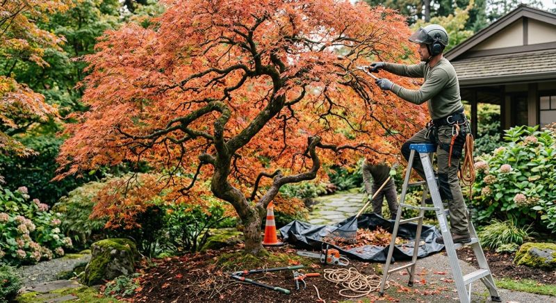 Japanese Maple Pruning in Allentown, PA